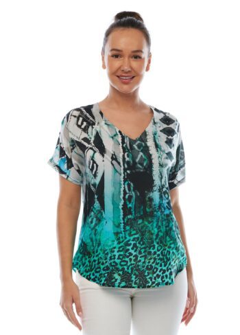 Tribal - Short Sleeve Tops - Claire Powell